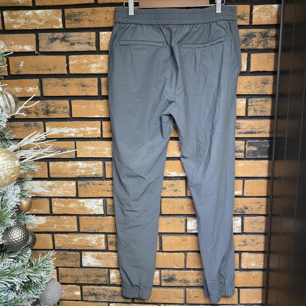 Van Heusen Mens 34x32 Performance‎ SLIM FIT Stretch Gray Pants Zipper Pockets